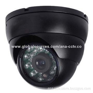 1.0MP IP Indoor Dome w/1 (Hi3518C+OV9712 CMOS) 720P, 1,280 x 720P, Supports ONVIF/Smart Phone/CMS